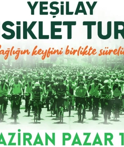 Malatya'da 13. Geleneksel Yeşilay Bisiklet Turu Düzenleniyor