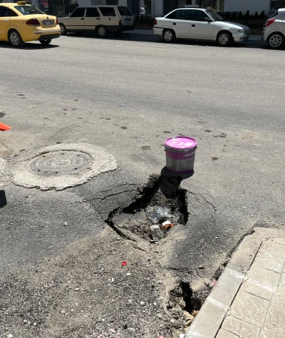 Yüklenici Firma Tarafından Yapılan Yolda Çökme: Tepkiler Yükseliyor