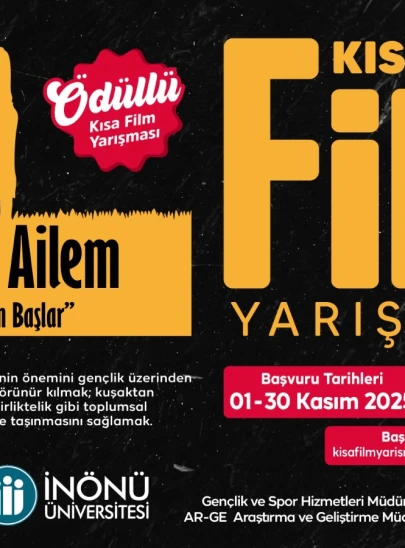 Yeşilyurt Belediyesinden “Gençlik ve Ailem” Temalı Kısa Film Yarışması