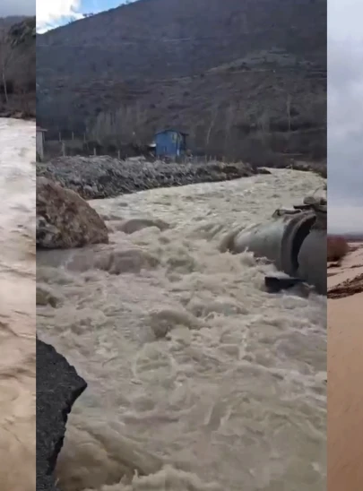Malatya Dereleri Coştu: Yağışlar Can Suyu Oldu