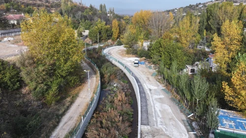 Başkan Geçit Beylerderesi Bisiklet ve Yürüyüş Yolu Projesini İnceledi