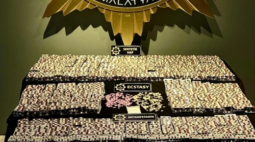 Malatya'da Uyuşturucuya Büyük Darbe: 13 Bin Hap Ele Geçirildi