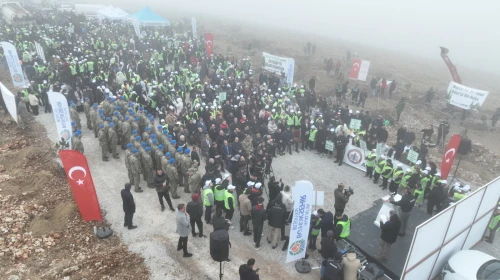 Malatya'da Yeşil Seferberlik: Beydağı'na 10 Bin 444 Fidan