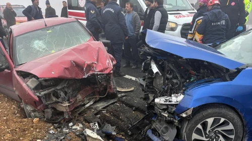 Akçadağ'da Meydana Gelen Trafik Kazasında 5 Kişi Yaralandı