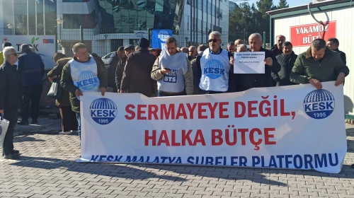 Malatya'da KESK'ten 2026 Bütçesine Sert Tepki: "Kabul Etmiyoruz"