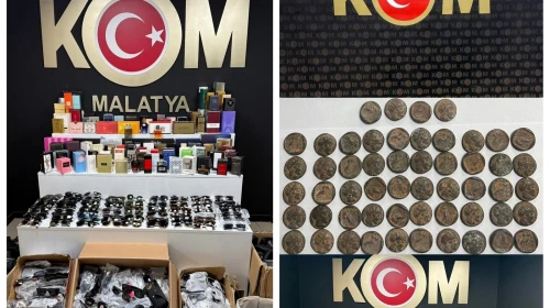 Malatya’da Kaçakçılık Operasyonu: Tarihi Eser Sikkeler Ele Geçirildi