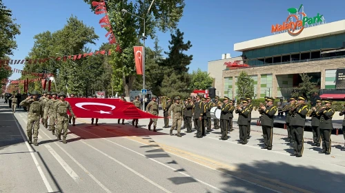 Malatya’da 30 Ağustos Zafer Bayramı provası yapıldı