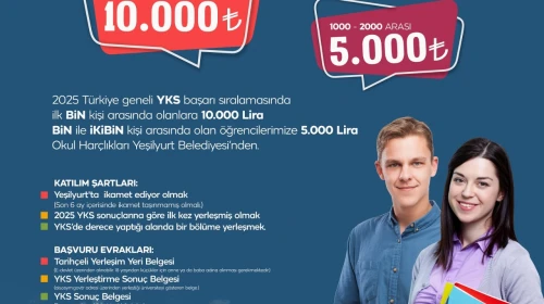 YEŞİLYURT BELEDİYESİ’NDEN EĞİTİME GÜÇLÜ BİR DESTEK DAHA