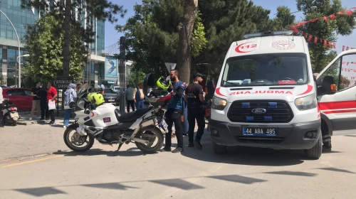 Malatya’da motosiklet kazası: 1 yaralı