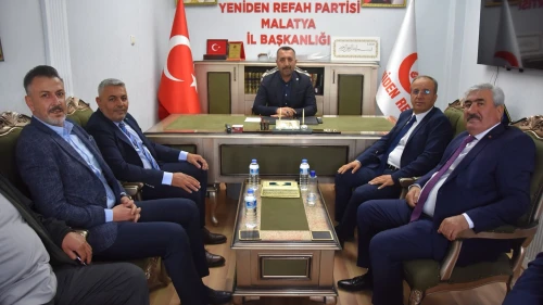 Yeniden Refah Partisi ve Malatya TSO’dan Ekonomik İş Birliği Görüşmesi