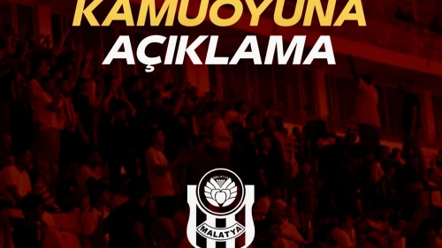 Yeni Malatyaspor’dan TFF’nin “Ahlaklı Futbol” Çağrısına Destek