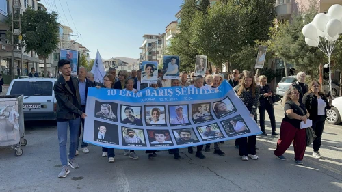 Malatya'da 10 Ekim Ankara Garı Saldırısında Şehit Düşenler Unutulmadı