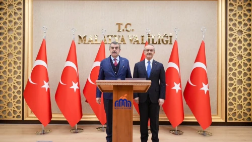 Bakan Yusuf Tekin Malatya Ziyaretinde Valilik ve Kurumlarla Görüştü