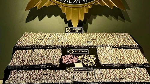 Malatya'da Uyuşturucuya Büyük Darbe: 13 Bin Hap Ele Geçirildi