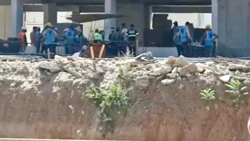 Malatya'da TOKİ inşaatında yüksekten düşen işçi yaralandı