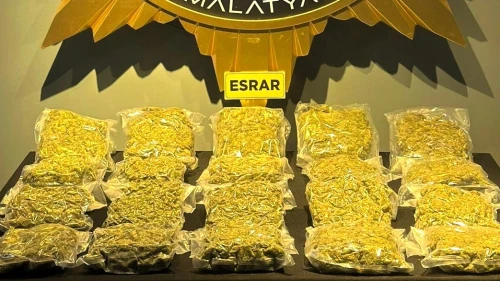 Malatya’da Uyuşturucu Operasyonu: 12 Kilo 800 Gram Esrar Ele Geçirildi