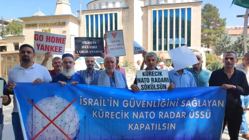 Malatya'da Kürecik Üssü ve İsrail politikalarına tepki