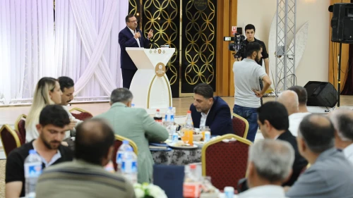 Cumhurbaşkanı Erdoğan’ın gelişi öncesi Malatya’da STK’larla istişare toplantısı düzenlendi