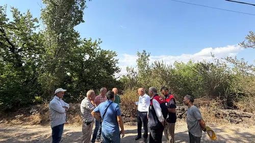 Battalgazi ve Kale İlçelerinde Korkutan Anız Yangınları