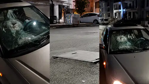 Asfalt Seviyesinden Yüksek Logar Kapağı Otomobili Hurdaya Çevirdi!
