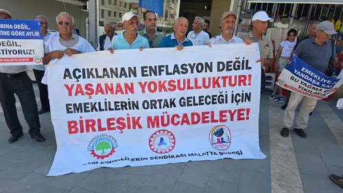 Malatya Emekliler Sendikasından Madencilere Tam Destek