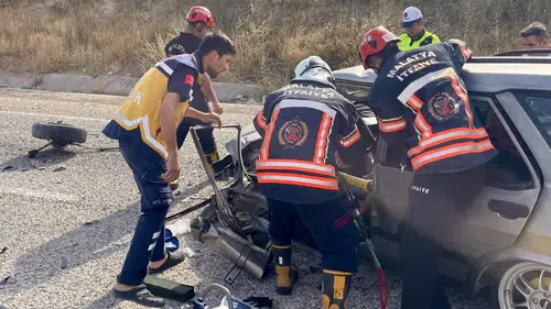 Malatya-Gölbaşı Kara Yolunda Korkutan Kaza: 1 Kişi Yaralandı