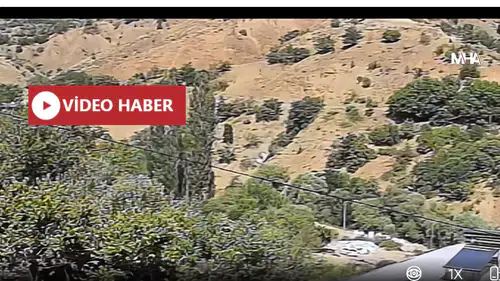 Pütürge'de Korkutan Kaza: Şarampole Yuvarlanan Araç Kamerada!