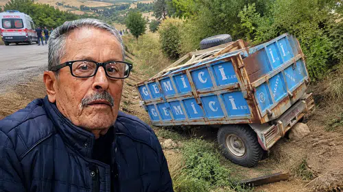Emekli Polis Traktör Kazasında Hayatını Kaybetti.!