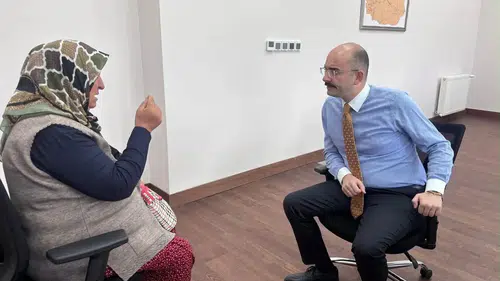 Kaymakam Ahmet Fatih Sungur Halk Günü'nde Vatandaşlarla Buluştu