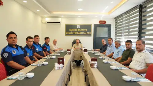 Darende Belediye Başkanı Alican Bozkurt'tan Zabıta Personeline Ziyaret
