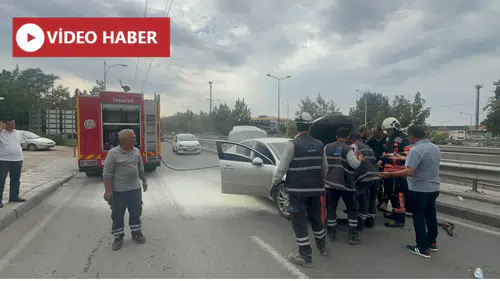 Malatya'da Seyir Halindeki Otomobilin Motoru Yandı