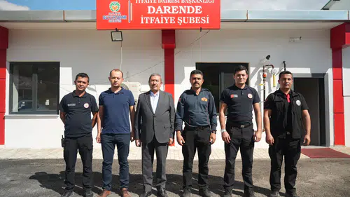 Darende Belediye Başkanı Bozkurt'tan İtfaiye Ziyareti