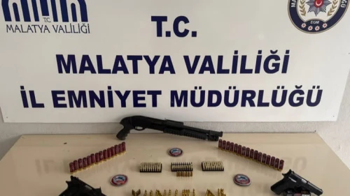 Malatya’da Ruhsatsız Silah Operasyonu: 2 Şüpheli Gözaltına Alındı