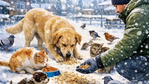 Malatya İHH’dan Merhamet Çağrısı: "Kapının Önüne Bir Kap Yem Koy"