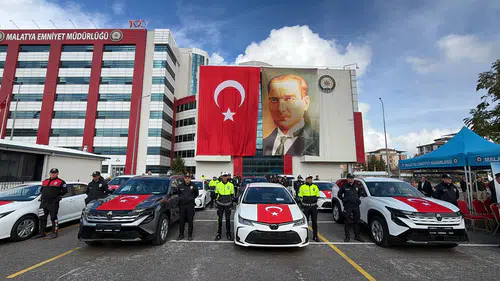 Malatya Emniyetine 16 Yeni Araç Suçla Mücadelede Kararlılık Mesajı