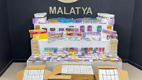 Malatya’da Kaçakçılık Operasyonu: Binlerce Ürün Ele Geçirildi