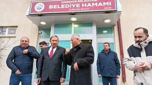 Darende’de Beklenen Hizmet: Belediye Hamamı Açıldı