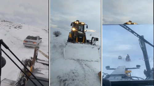 Darende’de Kar Esareti: Yollar Kapandı, Eğitime Ara Verildi