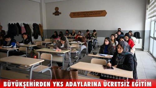Malatya Büyükşehir’den YKS Adaylarına Ücretsiz Eğitim Desteği