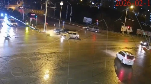 Malatya’da Şubat ayı trafik kazaları KGYS kameralarında: Saniye saniye çarpışma anları!