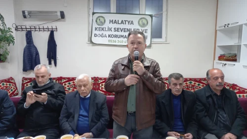 Malatya Keklik Sevenler Derneği'nden federasyona tepki.