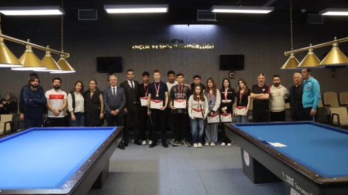 Malatya Okul Sporları Bilardo İl Birinciliği müsabakaları tamamlandı