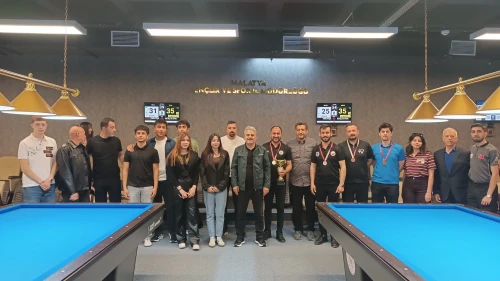 Malatya’da 23 Nisan Bilardo Şampiyonası Tamamlandı