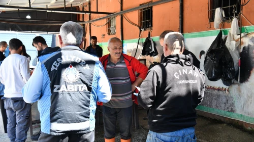 Yeşilyurt'ta Kurban Kesim Alanları Bayrama Hazırlanıyor
