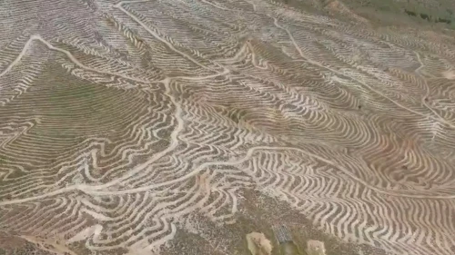 Doğanşehir’de Dağlar Nakış Gibi İşleniyor