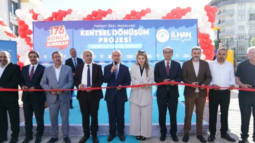 Kentsel Dönüşüm Projesi Yeşil Yaşam Evleri Sahiplerine Teslim Edildi