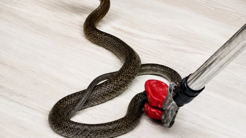 Evde Yılanın Ortaya Çıkması Mahalleliyi Korkuttu.!