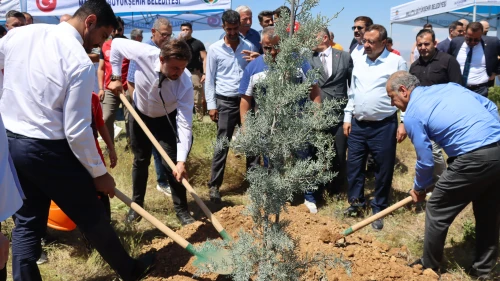Taha Akgül Güreş Federasyonu Hatıra Ormanı’nı Açtı