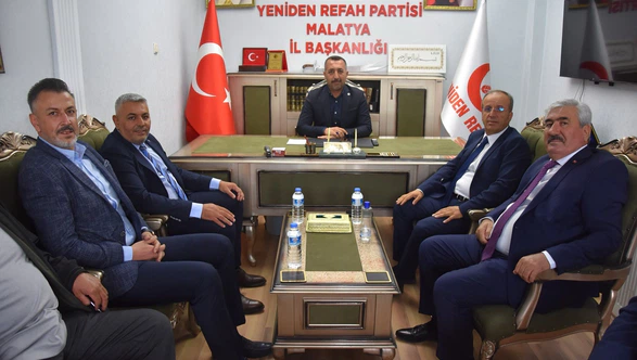 Yeniden Refah Partisi ve Malatya TSO’dan Ekonomik İş Birliği Görüşmesi
