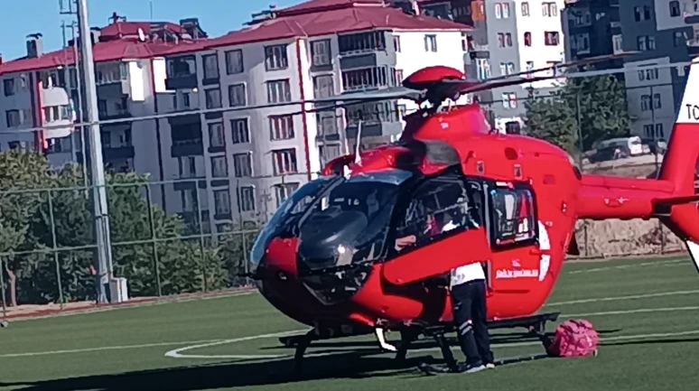 Malatya’da Ambulans Helikopter ile 3 Hasta Acil Sevk Edildi